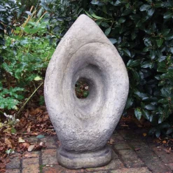 Statues & Sculptures Contemporary-Twister Contemporary Stone Garden Sculpture