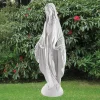 Statues & Sculptures Virgin Mary-Virgin Mary 73cm Marble Resin Garden Statue