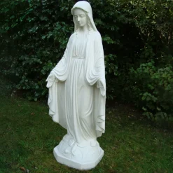 Statues & Sculptures Virgin Mary-Virgin Mary 85cm Marble Resin Garden Statue