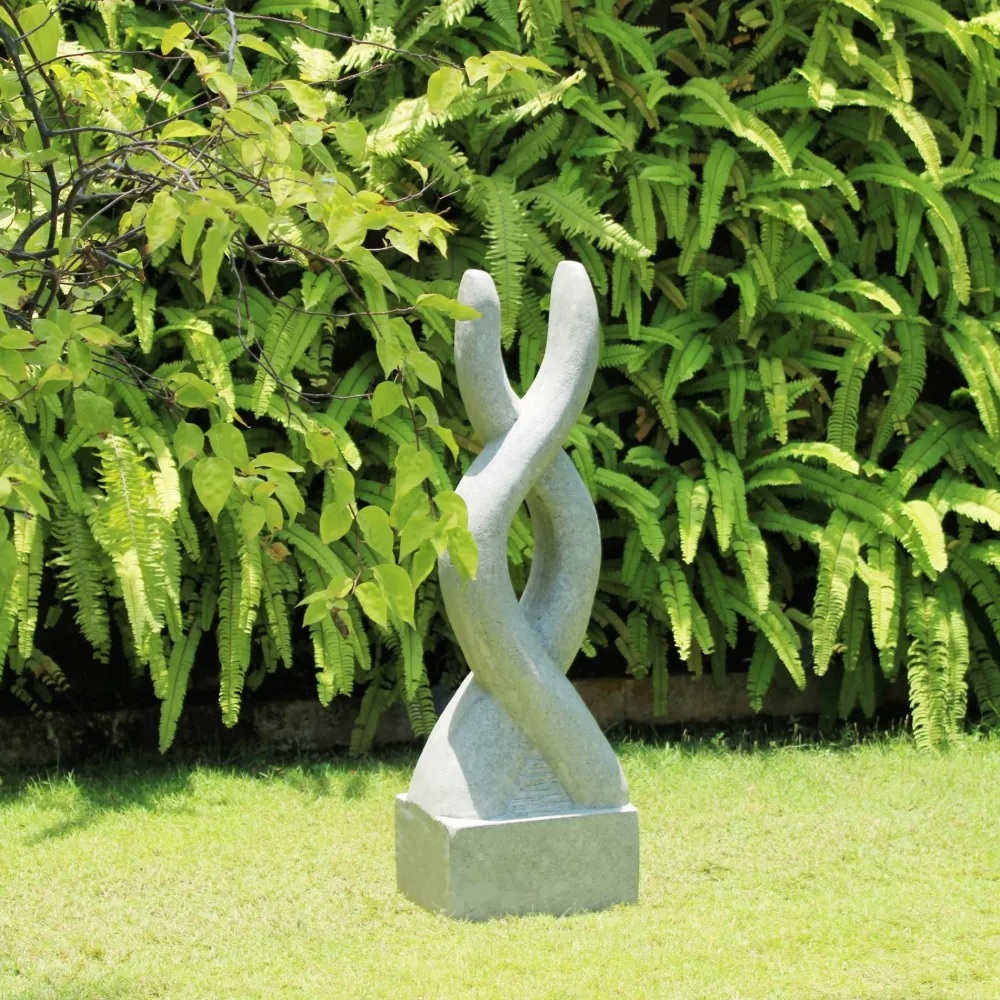 Statues & Sculptures Contemporary-Visage Contemporary Stone Garden Sculpture