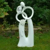 Statues & Sculptures Modern-Wedding Bliss 85cm Marble Resin Garden Statue