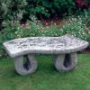 Statues & Sculptures Stone Benches-Weildon Stone Garden Bench