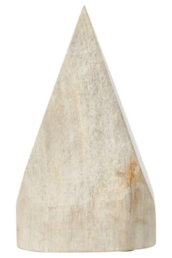 Statues & Sculptures Table Top|Contemporary-Zenith Prism 20cm Wood Indoor Sculpture